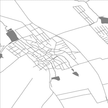 ROAD MAP OF MĂRĂNDENI, MOLDOVA BY MAPBAKES