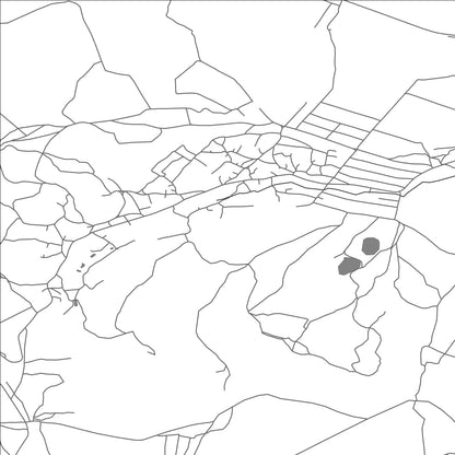 ROAD MAP OF PĂNĂŞEŞTI, MOLDOVA BY MAPBAKES