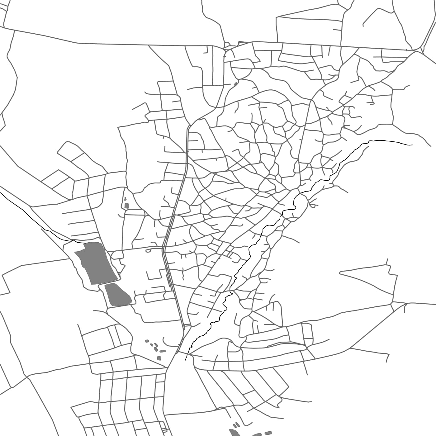 ROAD MAP OF PERESECINA, MOLDOVA BY MAPBAKES