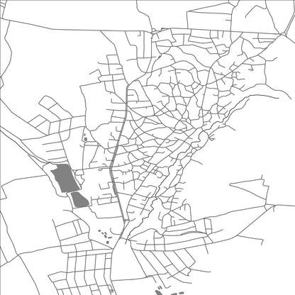 ROAD MAP OF PERESECINA, MOLDOVA BY MAPBAKES