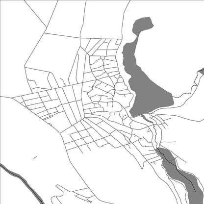 ROAD MAP OF PETREŞTI, MOLDOVA BY MAPBAKES