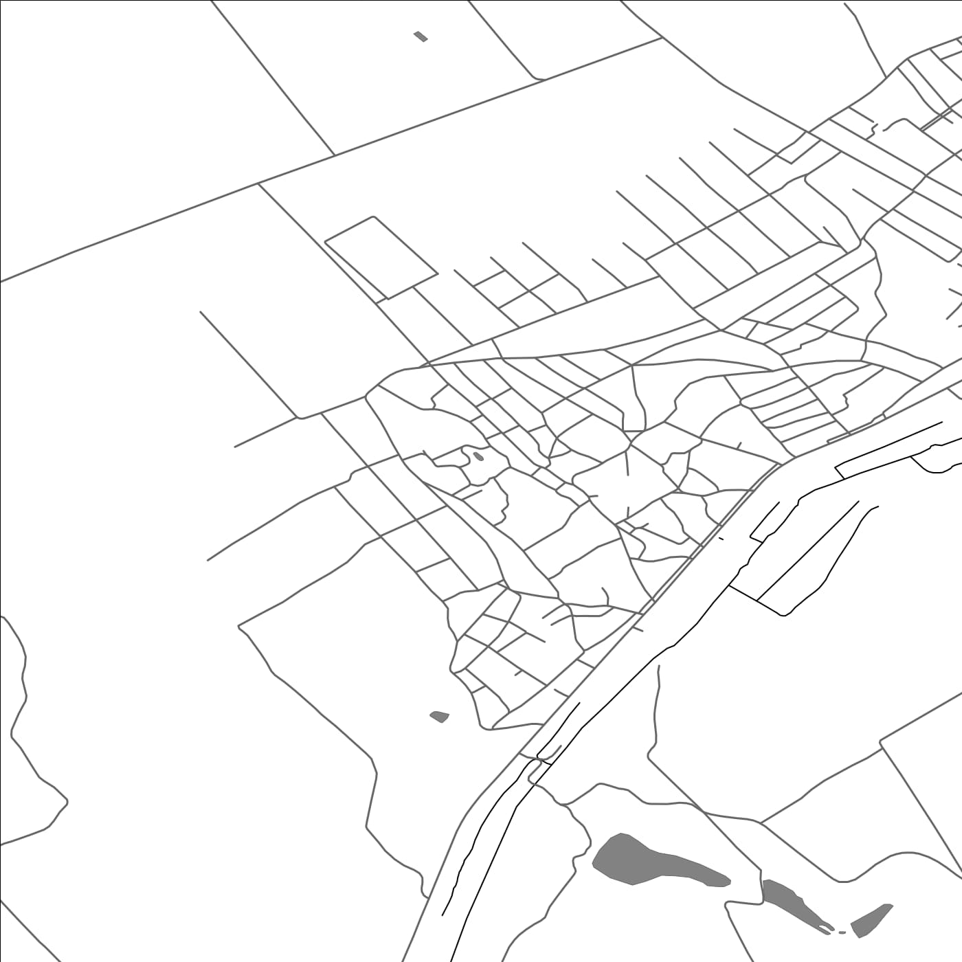 ROAD MAP OF PÎRLIŢA, MOLDOVA BY MAPBAKES