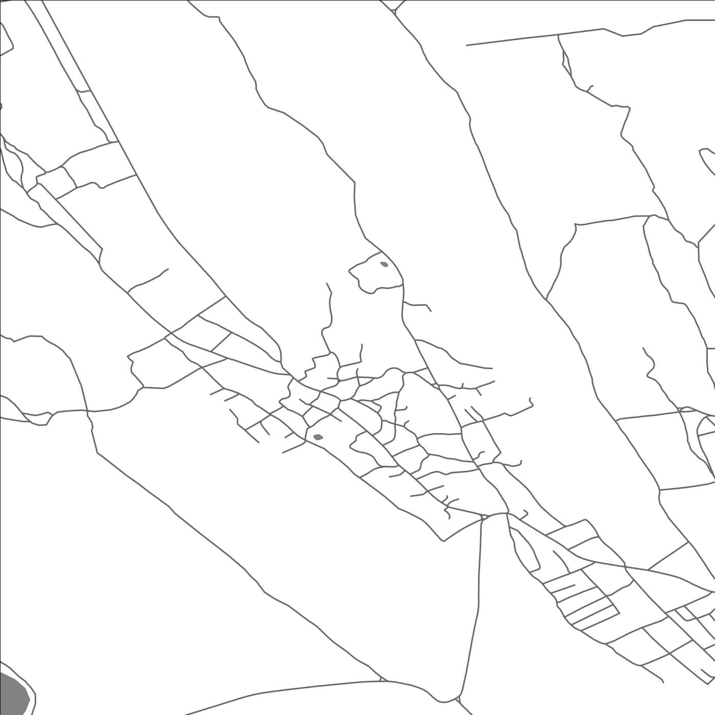 ROAD MAP OF PITUŞCA, MOLDOVA BY MAPBAKES