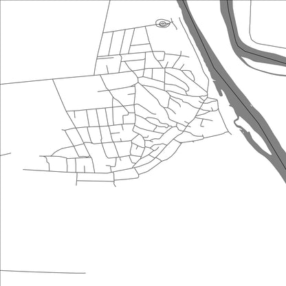 ROAD MAP OF PUHĂCENI, MOLDOVA BY MAPBAKES