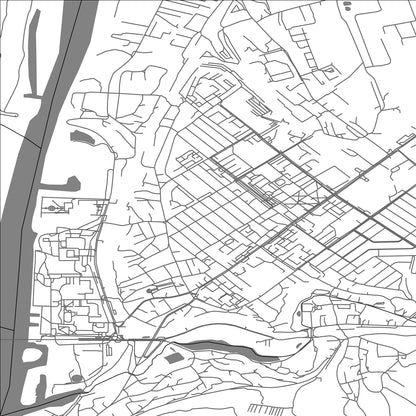 ROAD MAP OF RÎBNIŢA, MOLDOVA BY MAPBAKES