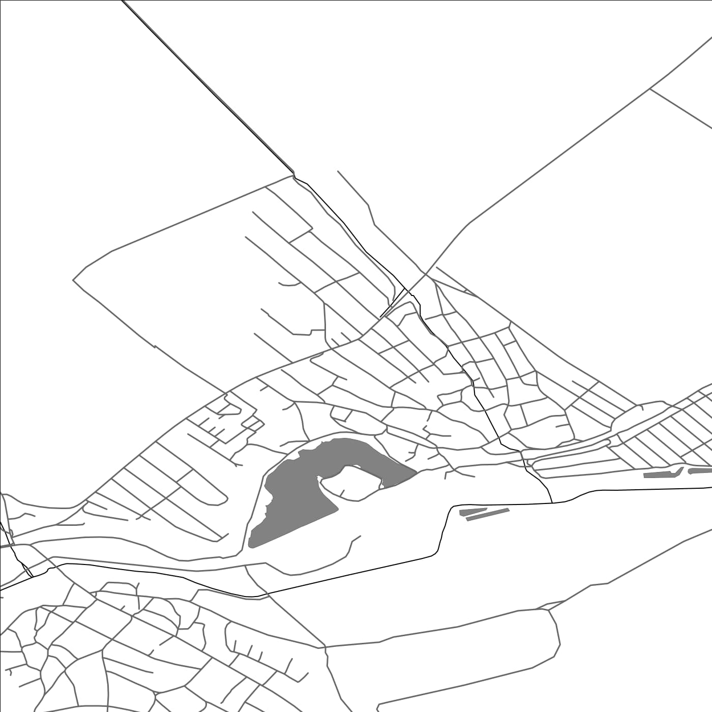 ROAD MAP OF ROŞCANI, MOLDOVA BY MAPBAKES