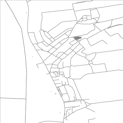 ROAD MAP OF ROŞU, MOLDOVA BY MAPBAKES