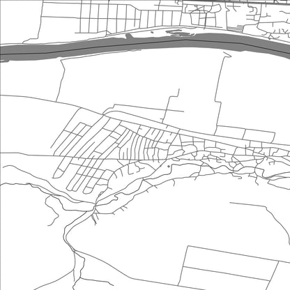 ROAD MAP OF SĂNĂTĂUCA, MOLDOVA BY MAPBAKES