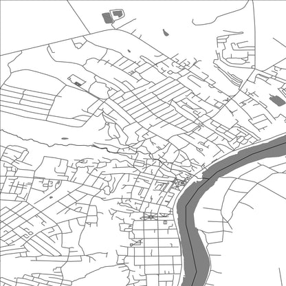 ROAD MAP OF SOROCA, MOLDOVA BY MAPBAKES