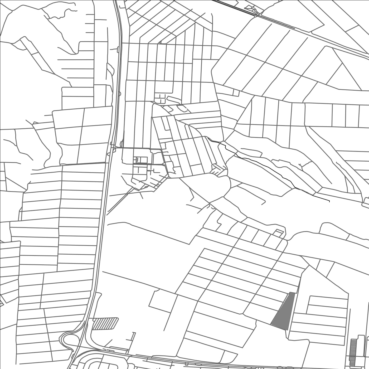 ROAD MAP OF STĂUCENI, MOLDOVA BY MAPBAKES