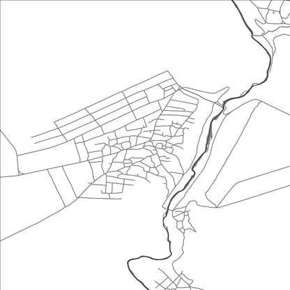 ROAD MAP OF ŞTEFĂNEŞTI, MOLDOVA BY MAPBAKES