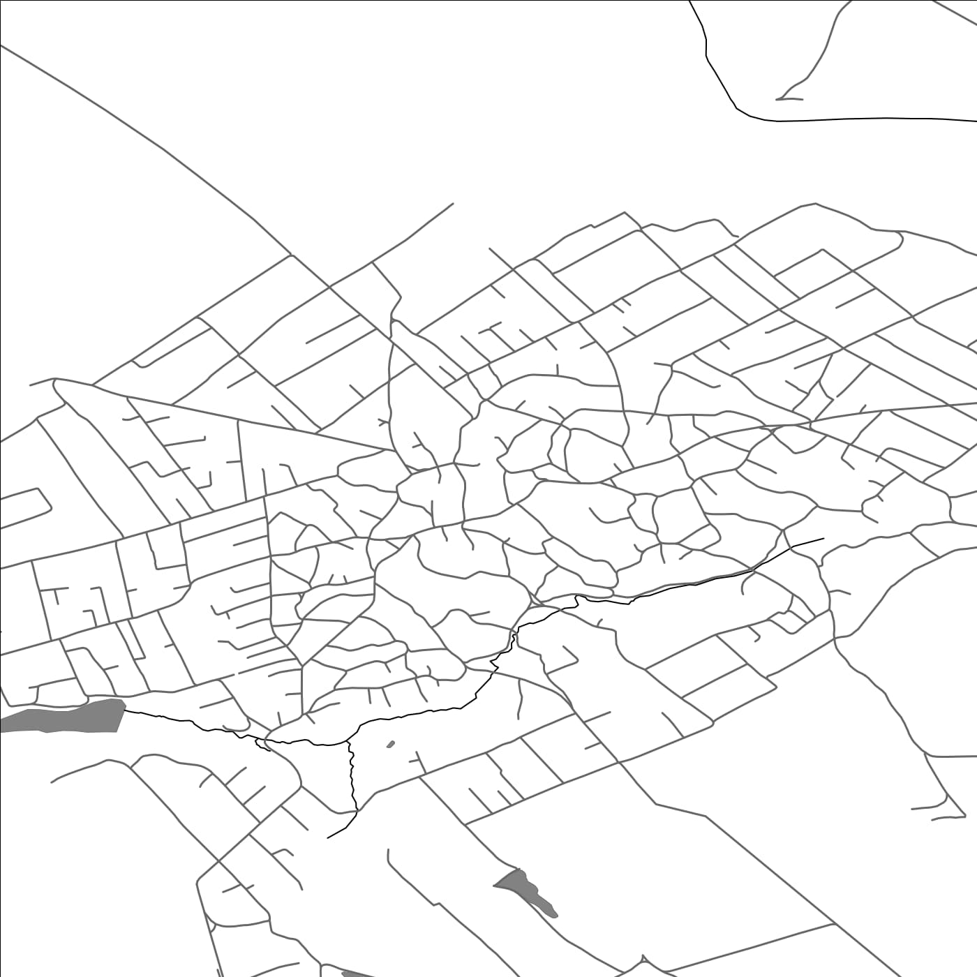 ROAD MAP OF STURZOVCA, MOLDOVA BY MAPBAKES