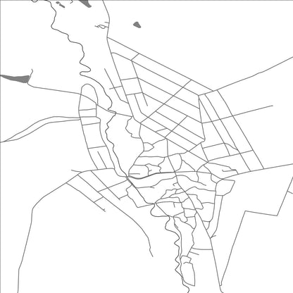 ROAD MAP OF TABANI, MOLDOVA BY MAPBAKES