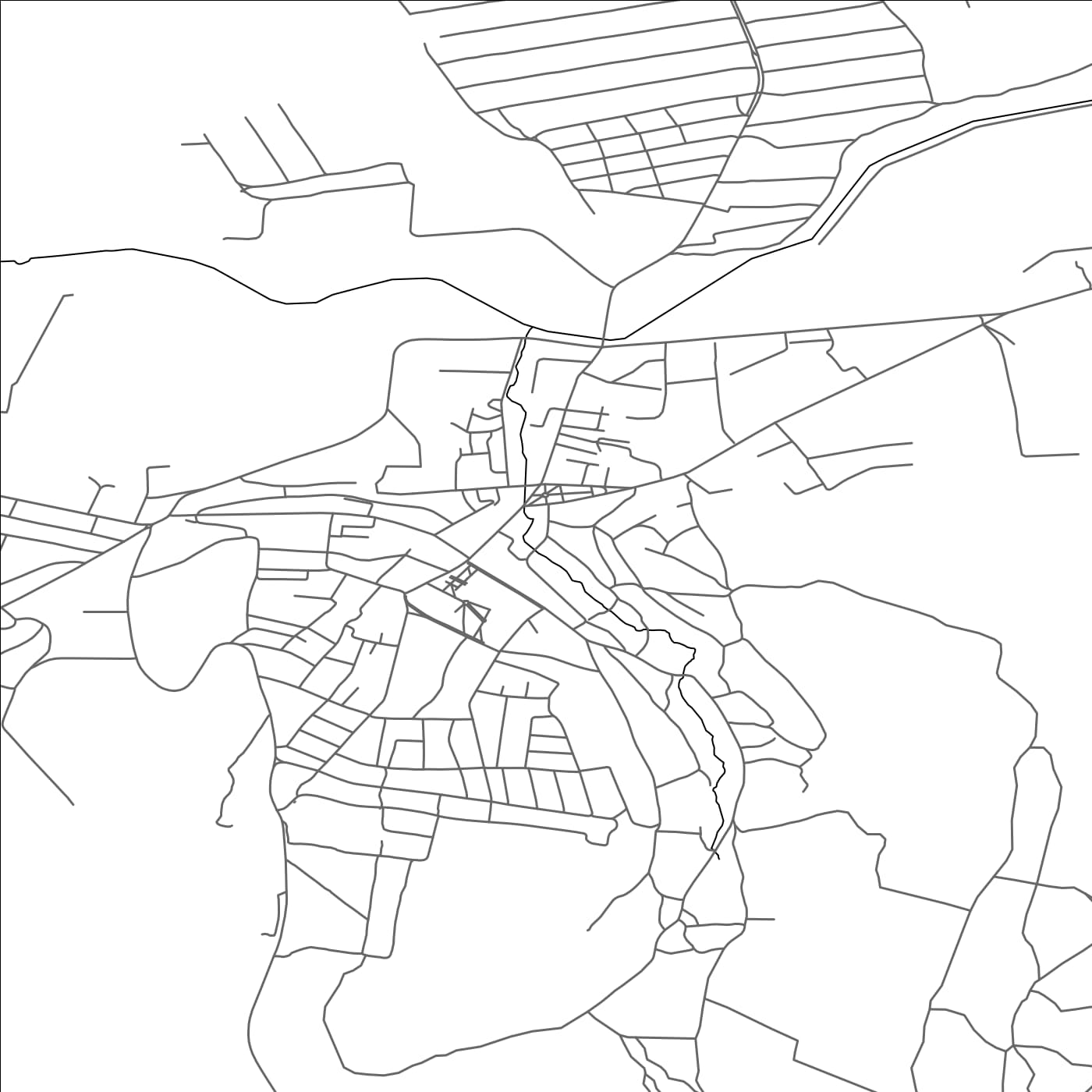 ROAD MAP OF TELENEŞTI, MOLDOVA BY MAPBAKES