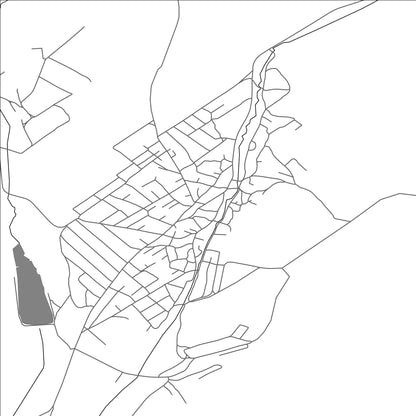 ROAD MAP OF ŢIPALA, MOLDOVA BY MAPBAKES
