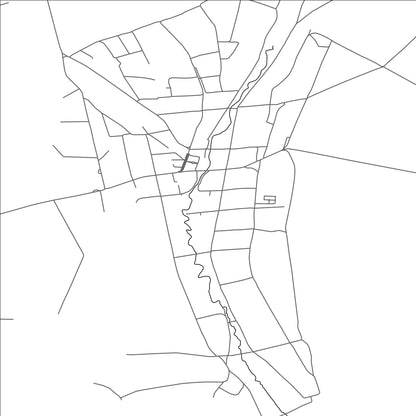 ROAD MAP OF TVARDIŢA, MOLDOVA BY MAPBAKES