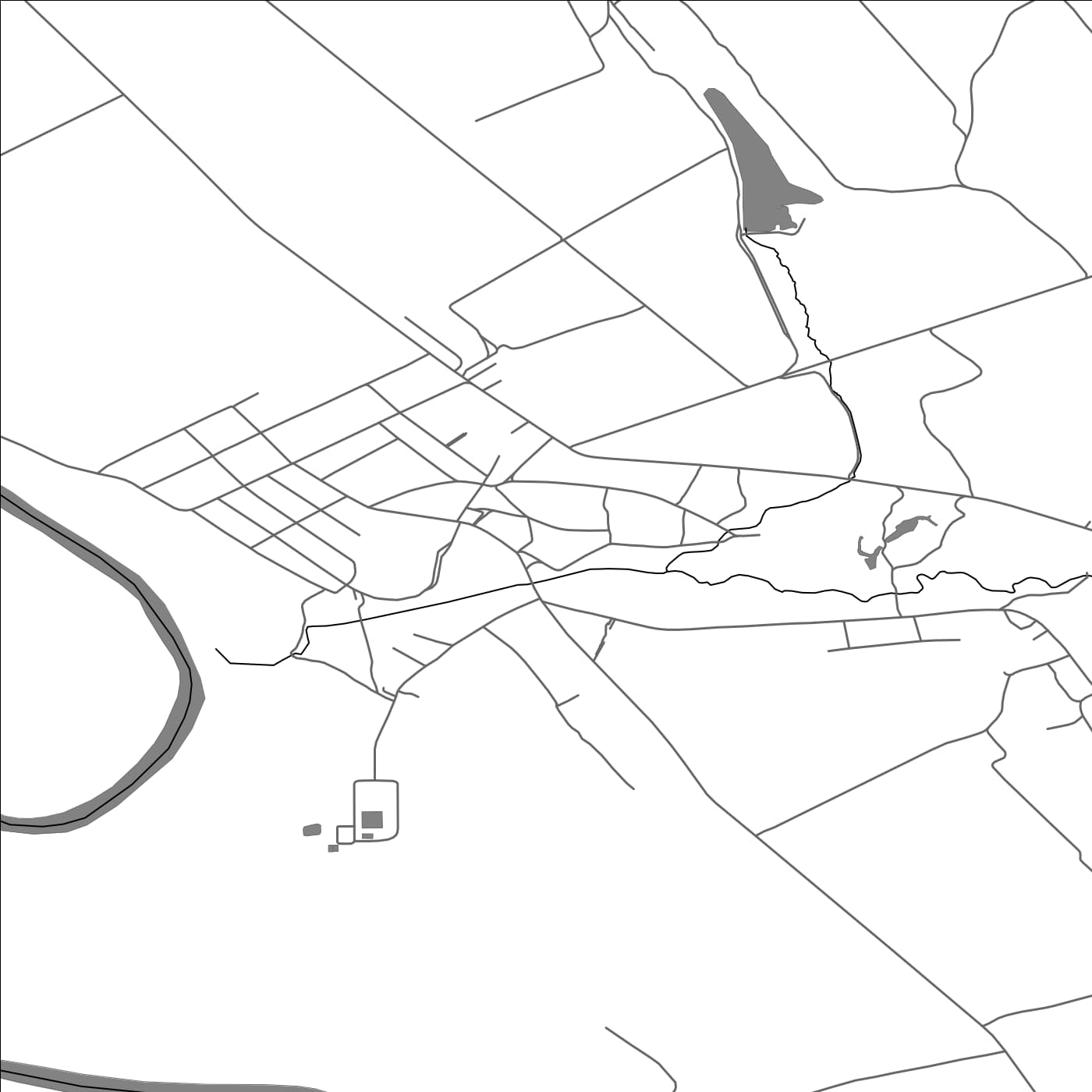 ROAD MAP OF VALEA MARE, MOLDOVA BY MAPBAKES