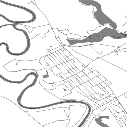 ROAD MAP OF ZAGARANCEA, MOLDOVA BY MAPBAKES