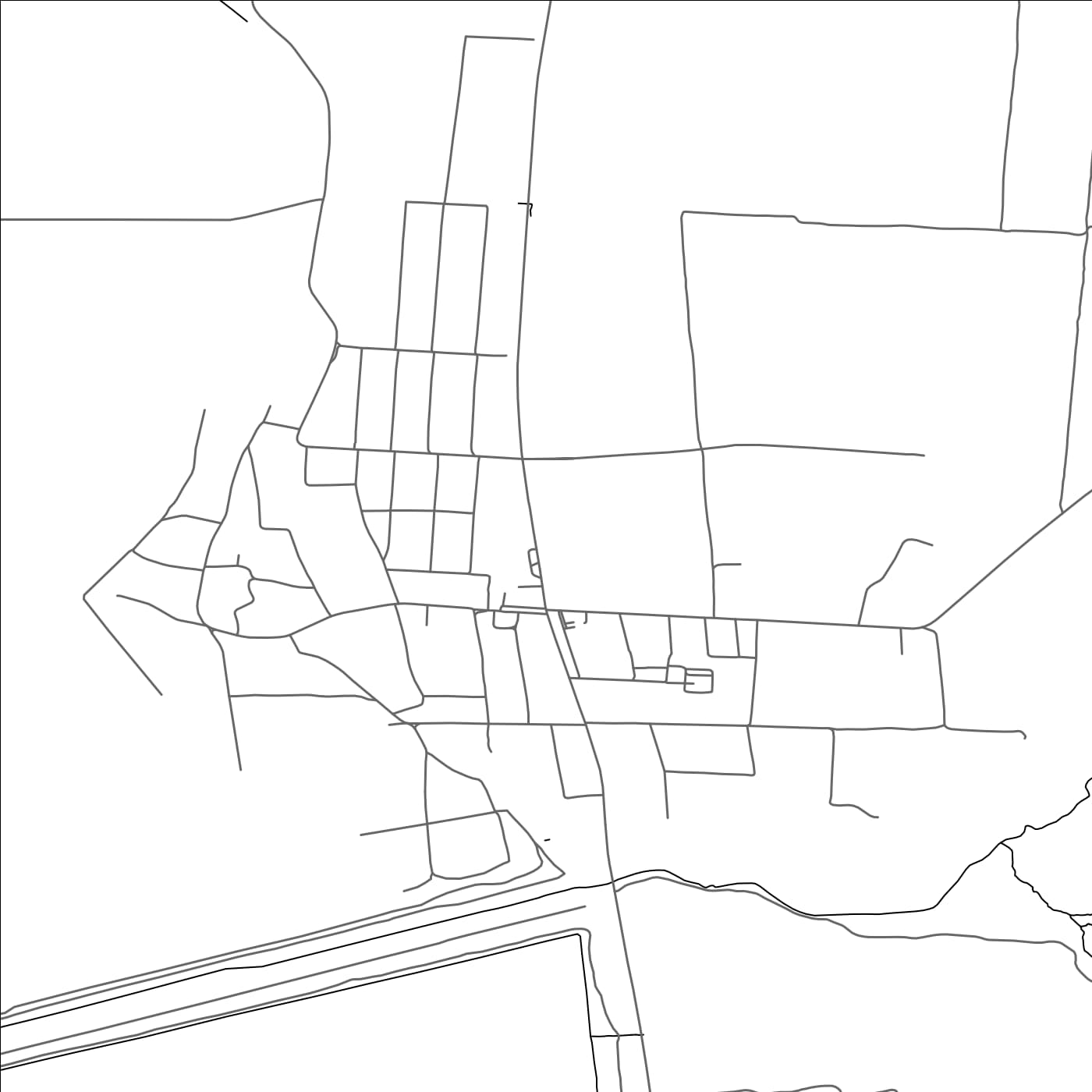 ROAD MAP OF ZUBREŞTI, MOLDOVA BY MAPBAKES