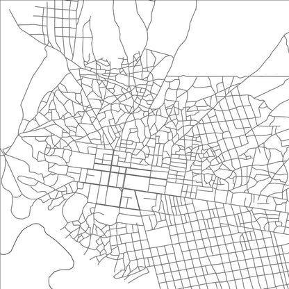 ROAD MAP OF CHIBUTO, MOZAMBIQUE BY MAPBAKES