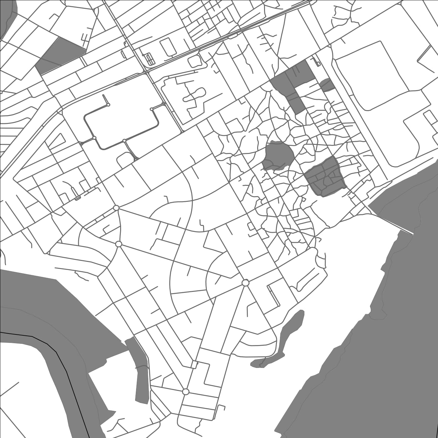 ROAD MAP OF MATOLA, MOZAMBIQUE BY MAPBAKES