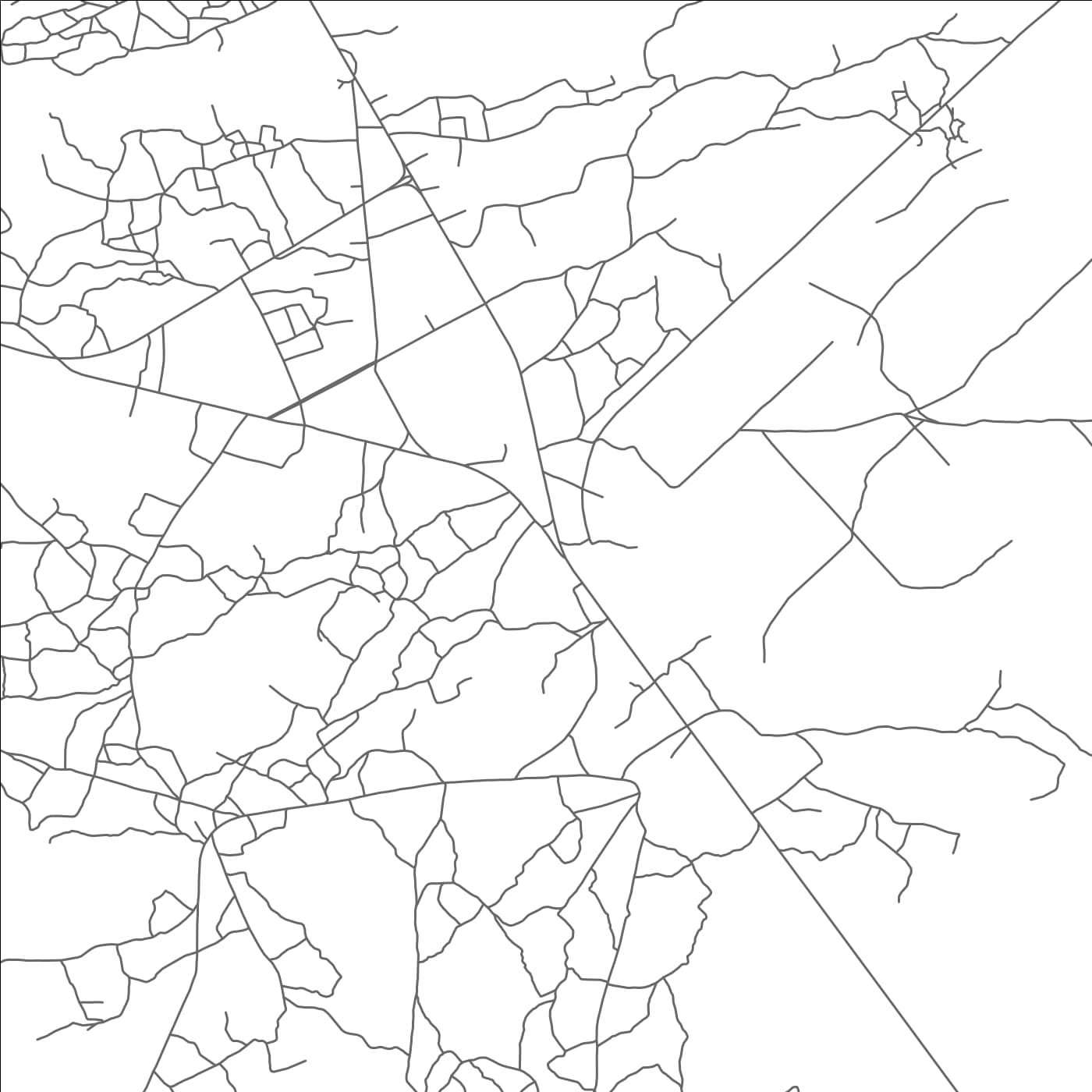 ROAD MAP OF NICOADALA, MOZAMBIQUE BY MAPBAKES