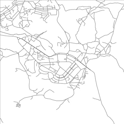 ROAD MAP OF SONGO, MOZAMBIQUE BY MAPBAKES