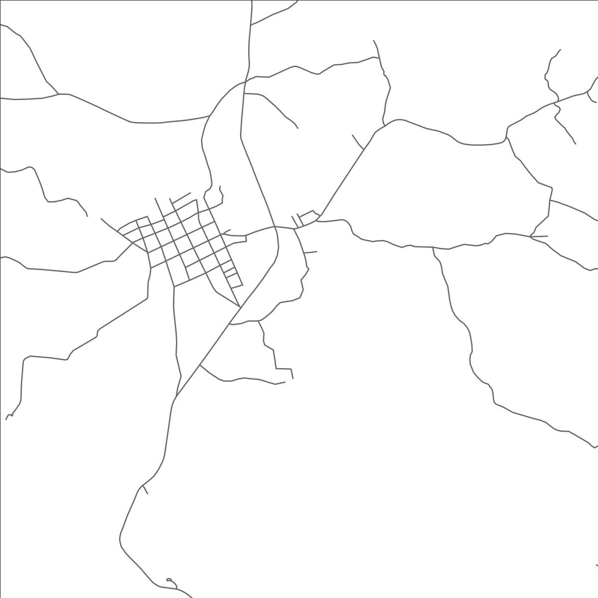 ROAD MAP OF ACHUAPA, NICARAGUA BY MAPBAKES