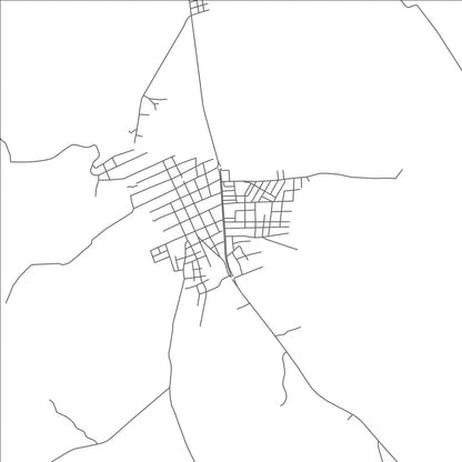 ROAD MAP OF ACOYAPA, NICARAGUA BY MAPBAKES