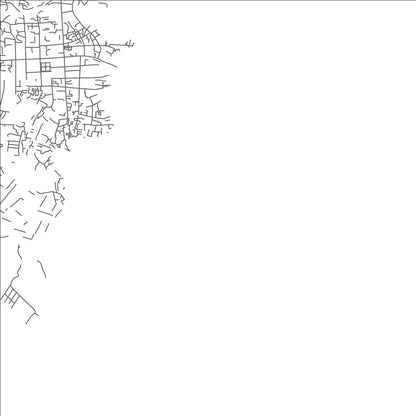 ROAD MAP OF BLUEFIELDS, NICARAGUA BY MAPBAKES