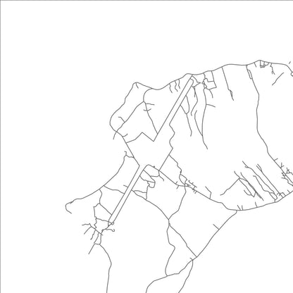 ROAD MAP OF CORN ISLAND, NICARAGUA BY MAPBAKES