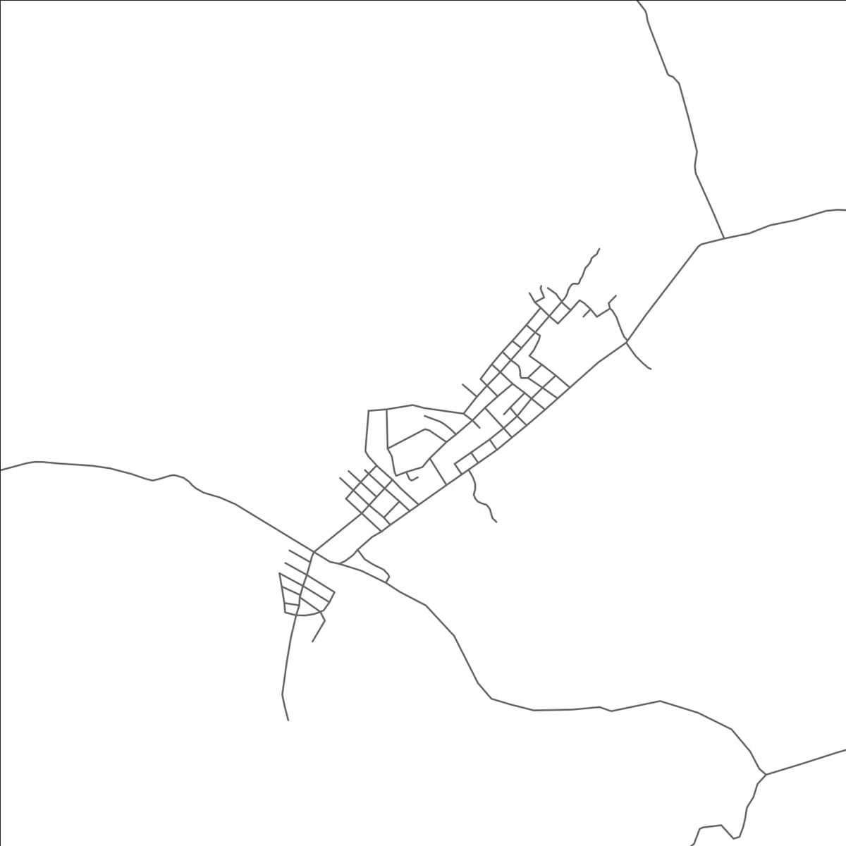 ROAD MAP OF EL AYOTE, NICARAGUA BY MAPBAKES