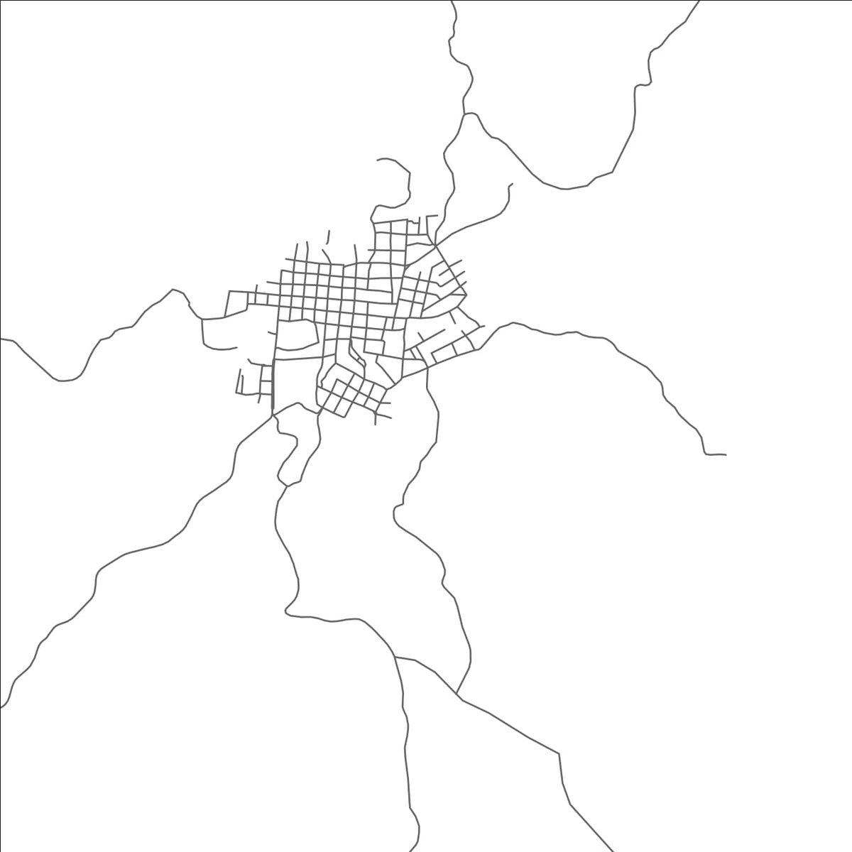 ROAD MAP OF EL JÍCARO, NICARAGUA BY MAPBAKES