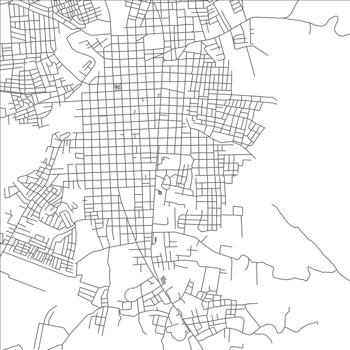 ROAD MAP OF ESTELÍ, NICARAGUA BY MAPBAKES
