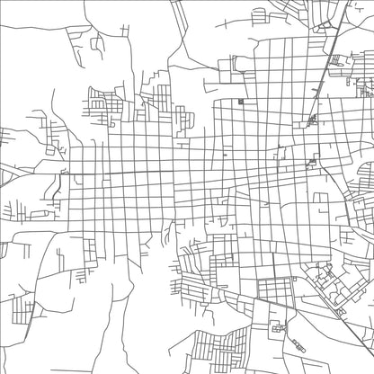 ROAD MAP OF LEÓN, NICARAGUA BY MAPBAKES
