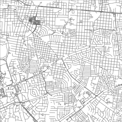 ROAD MAP OF MANAGUA, NICARAGUA BY MAPBAKES