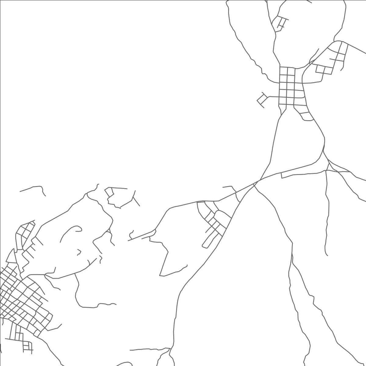 ROAD MAP OF MOZONTE, NICARAGUA BY MAPBAKES