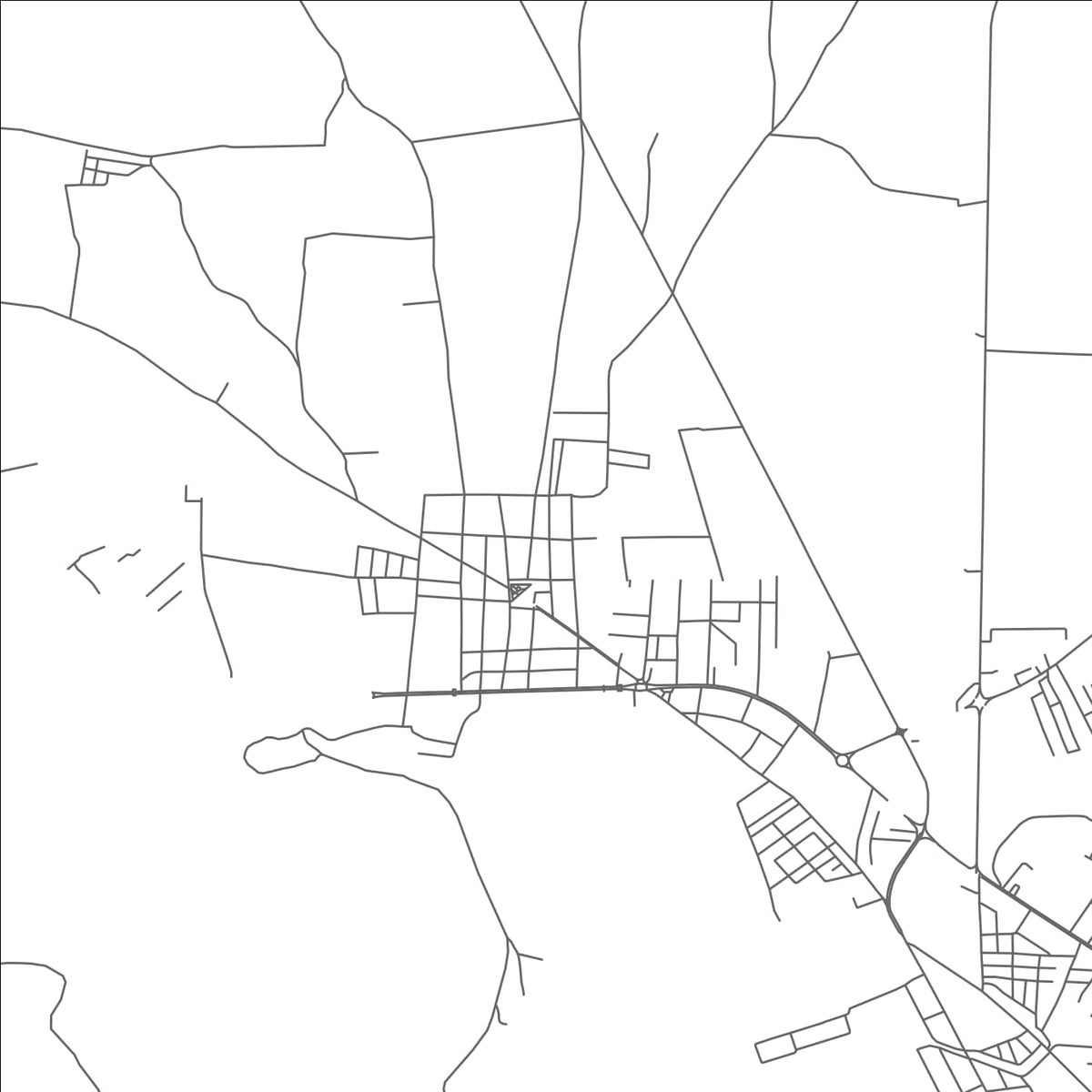ROAD MAP OF NINDIRÍ, NICARAGUA BY MAPBAKES