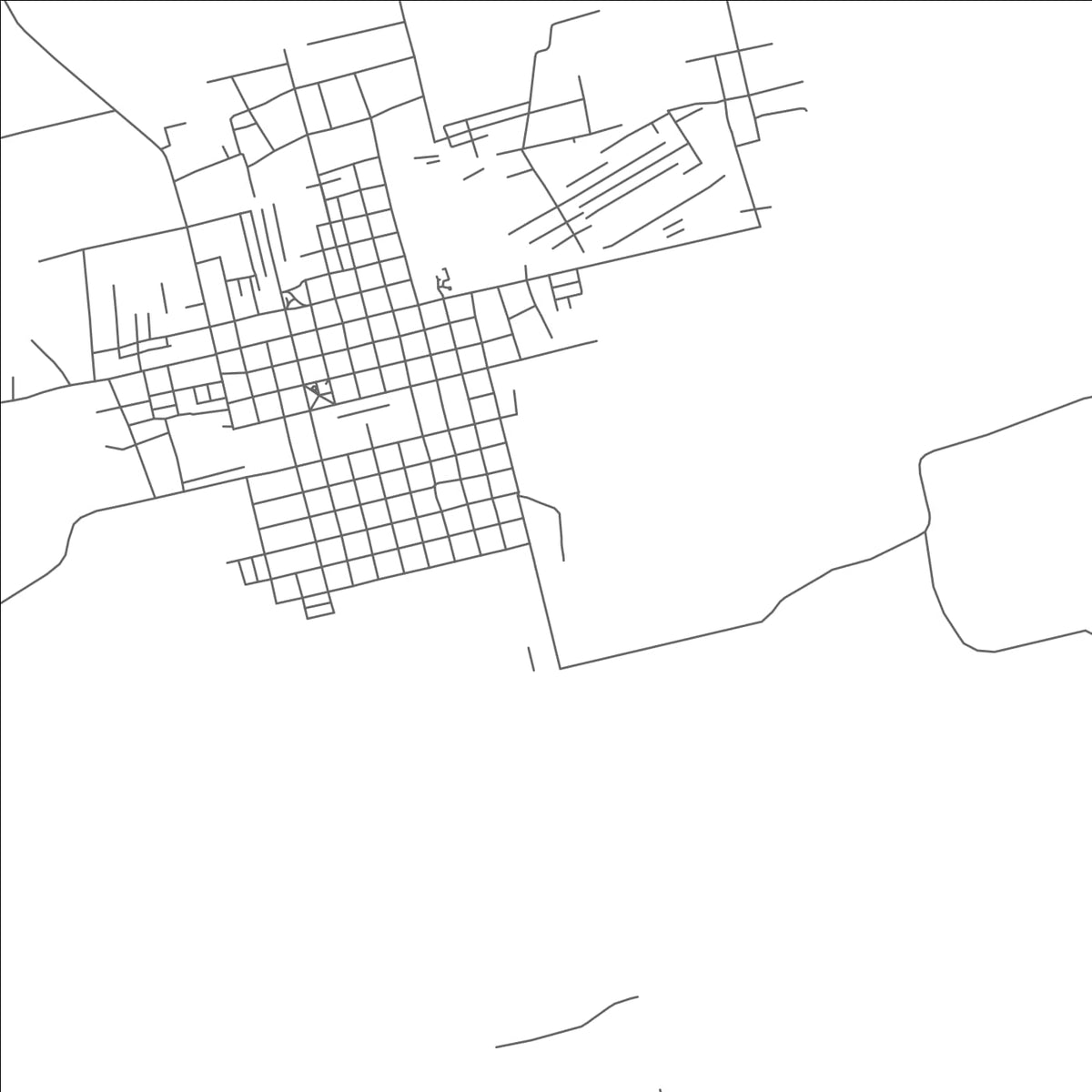 ROAD MAP OF NUEVA GUINEA, NICARAGUA BY MAPBAKES