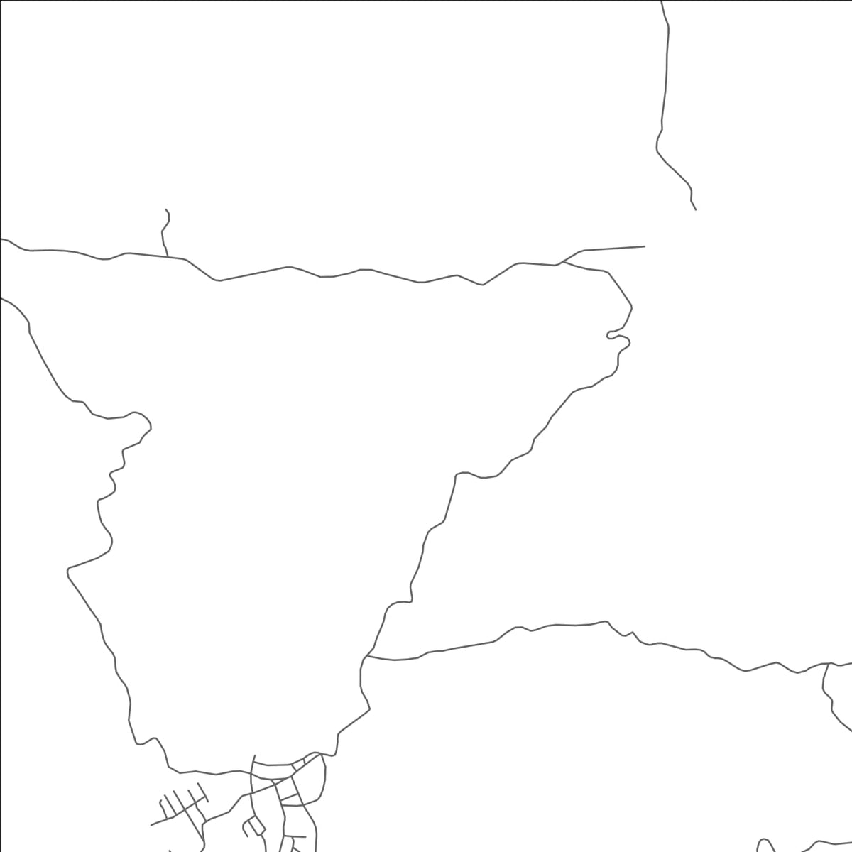 ROAD MAP OF RANCHO GRANDE, NICARAGUA BY MAPBAKES
