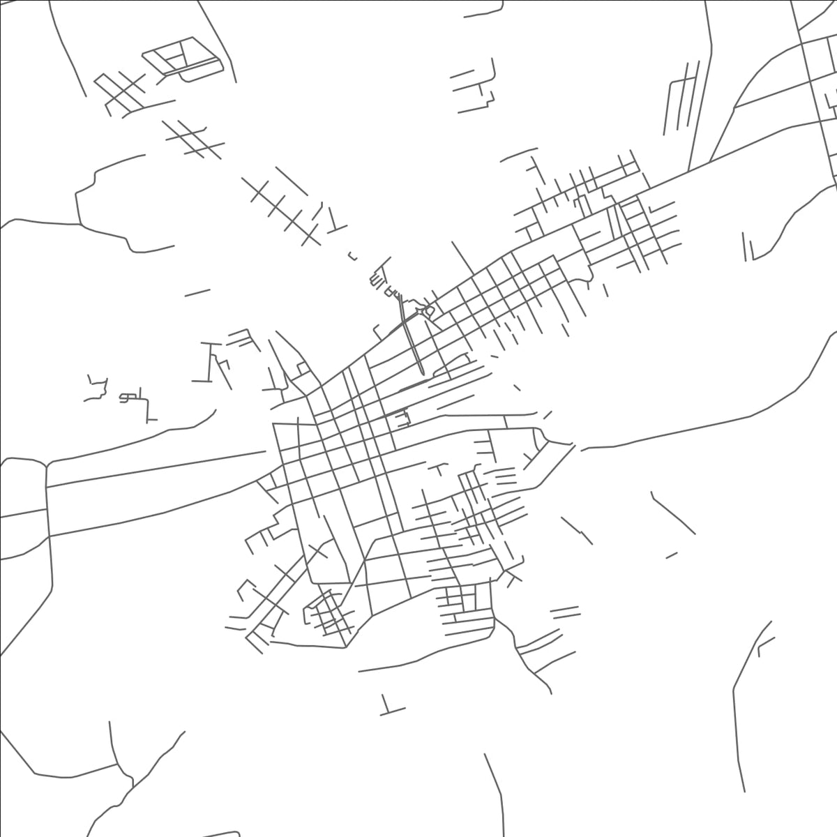 ROAD MAP OF RIVAS, NICARAGUA BY MAPBAKES
