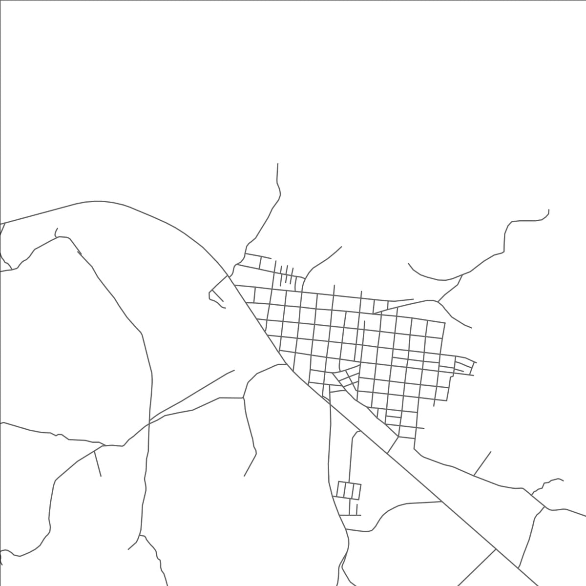 ROAD MAP OF SAN ISIDRO, NICARAGUA BY MAPBAKES