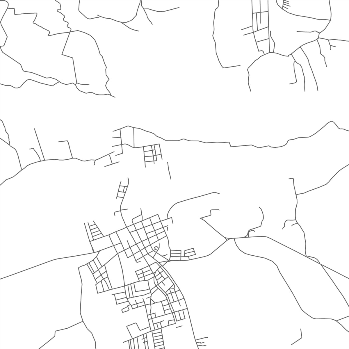 ROAD MAP OF SAN MARCOS, NICARAGUA BY MAPBAKES
