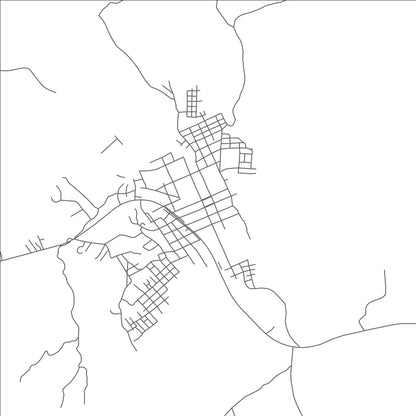 ROAD MAP OF SANTO TOMÁS, NICARAGUA BY MAPBAKES