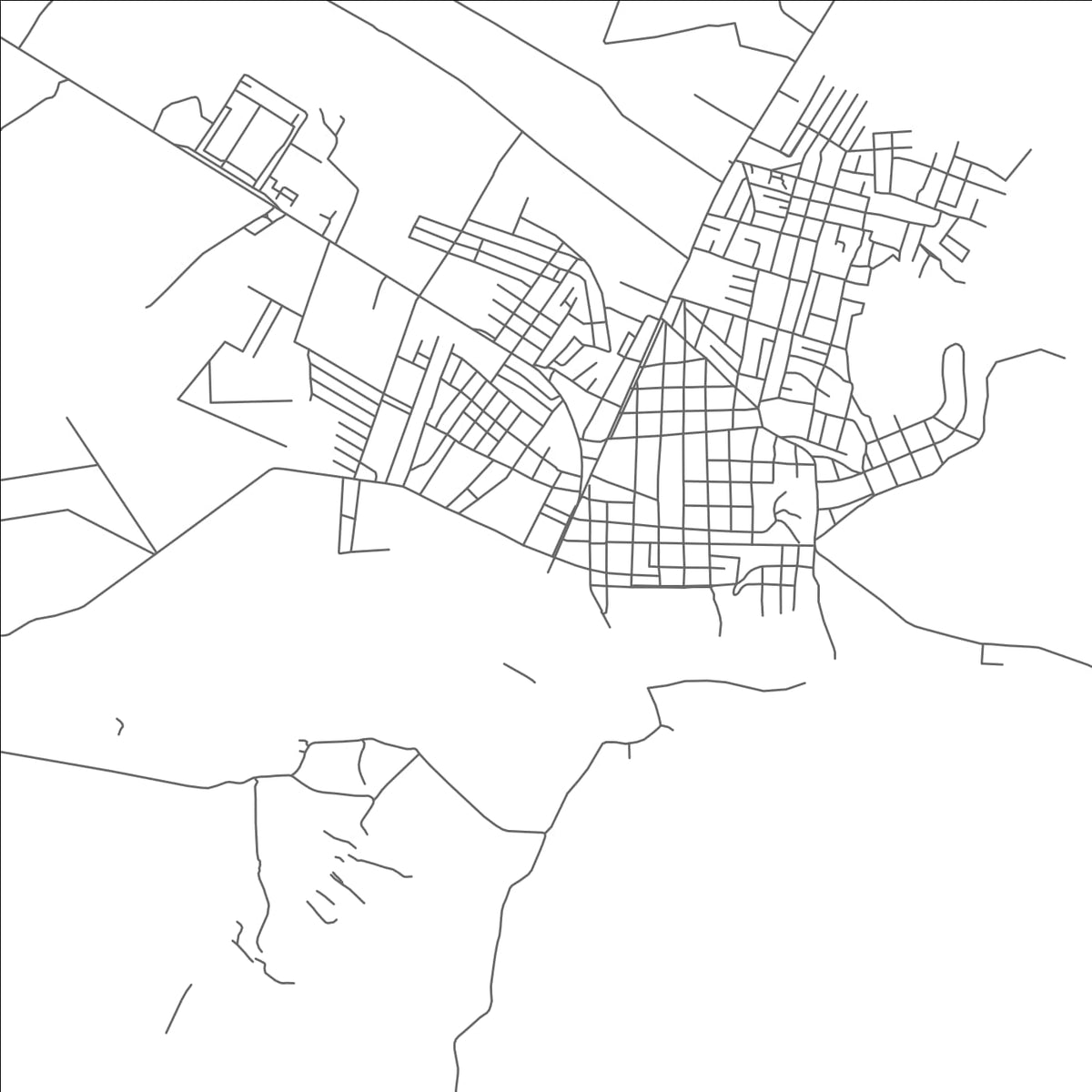 ROAD MAP OF SÉBACO, NICARAGUA BY MAPBAKES