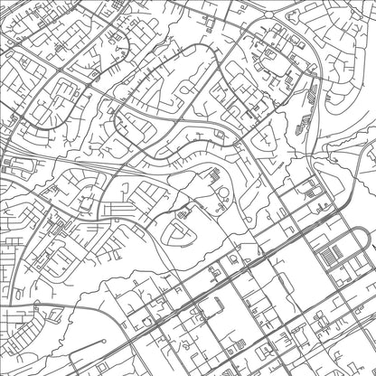 ROAD MAP OF ABUJA, NIGERIA BY MAPBAKES