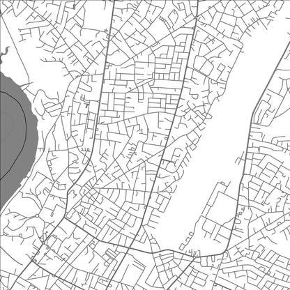 ROAD MAP OF CALABAR, NIGERIA BY MAPBAKES