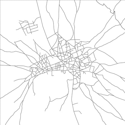 ROAD MAP OF CHIBOK, NIGERIA BY MAPBAKES