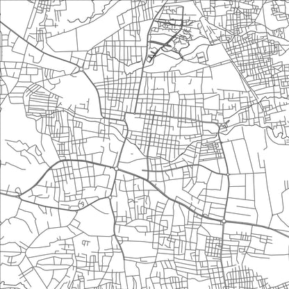 ROAD MAP OF GOMBE, NIGERIA BY MAPBAKES