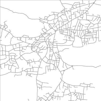 ROAD MAP OF IKARE, NIGERIA BY MAPBAKES